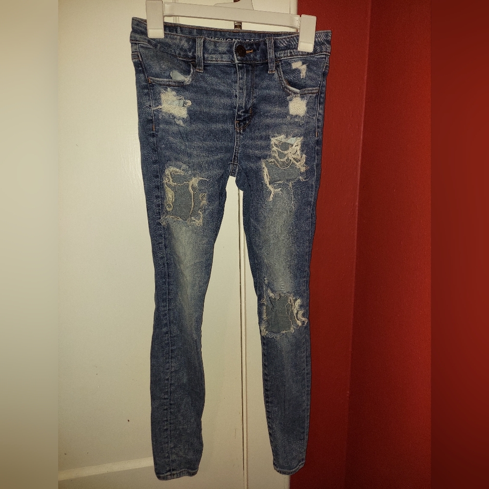 American Eagle super stretch jeans